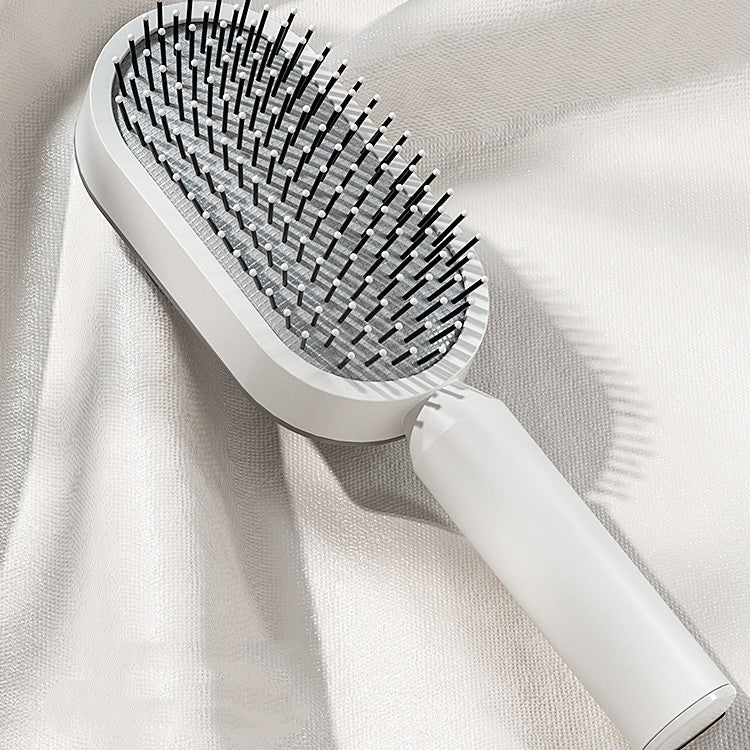  Self Cleaning Hair Brush For Women   v
