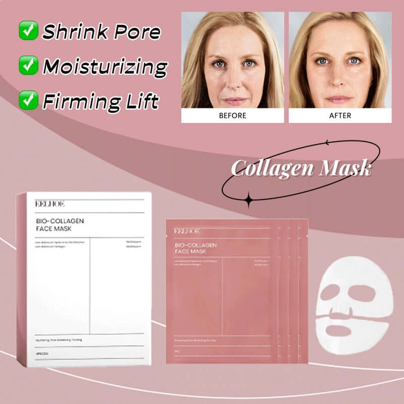 Woman applying Face Mask Shrink Pore Moisturizing for hydration and skin improvement.