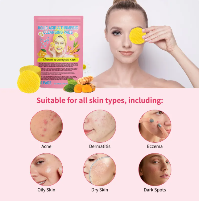 Virelle Turmeric & Kojic Acid Compressed Cleansing Pads