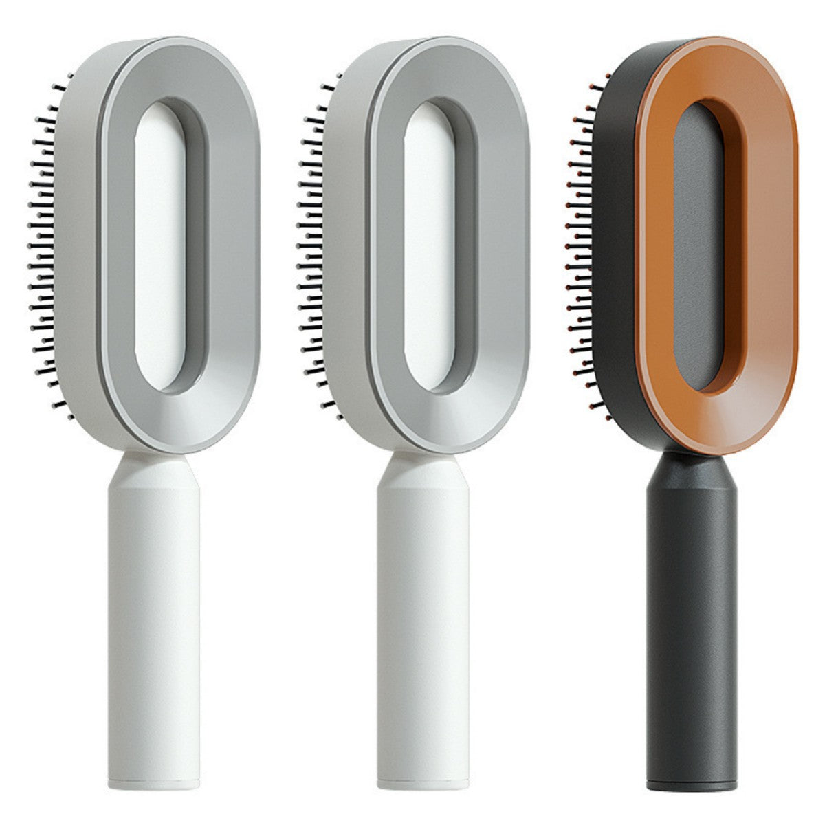  Self Cleaning Hair Brush For Women   v