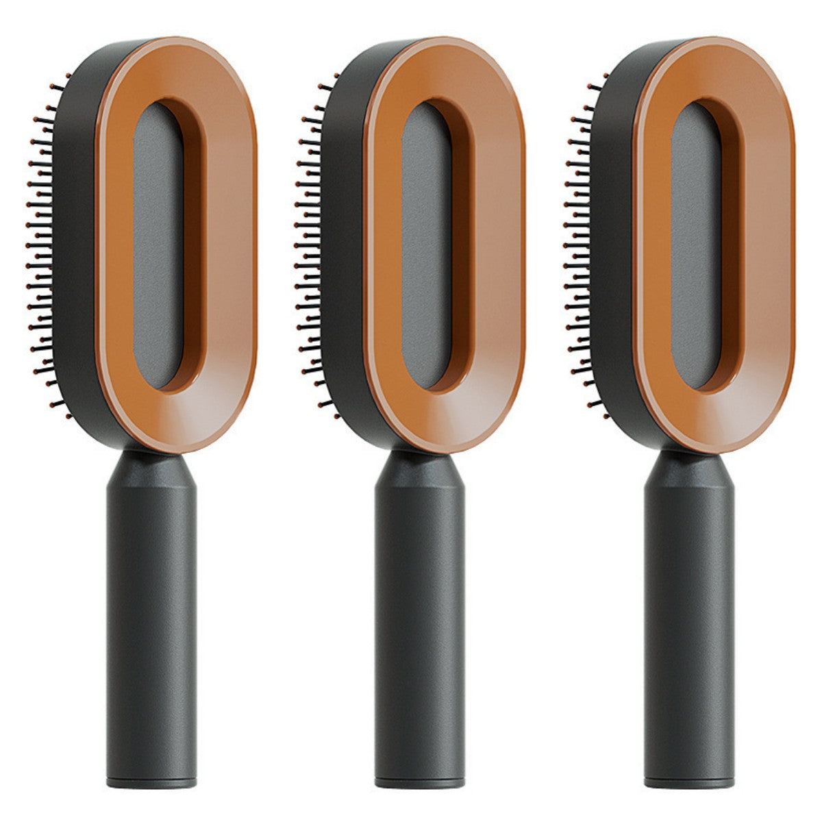  Self Cleaning Hair Brush For Women   v