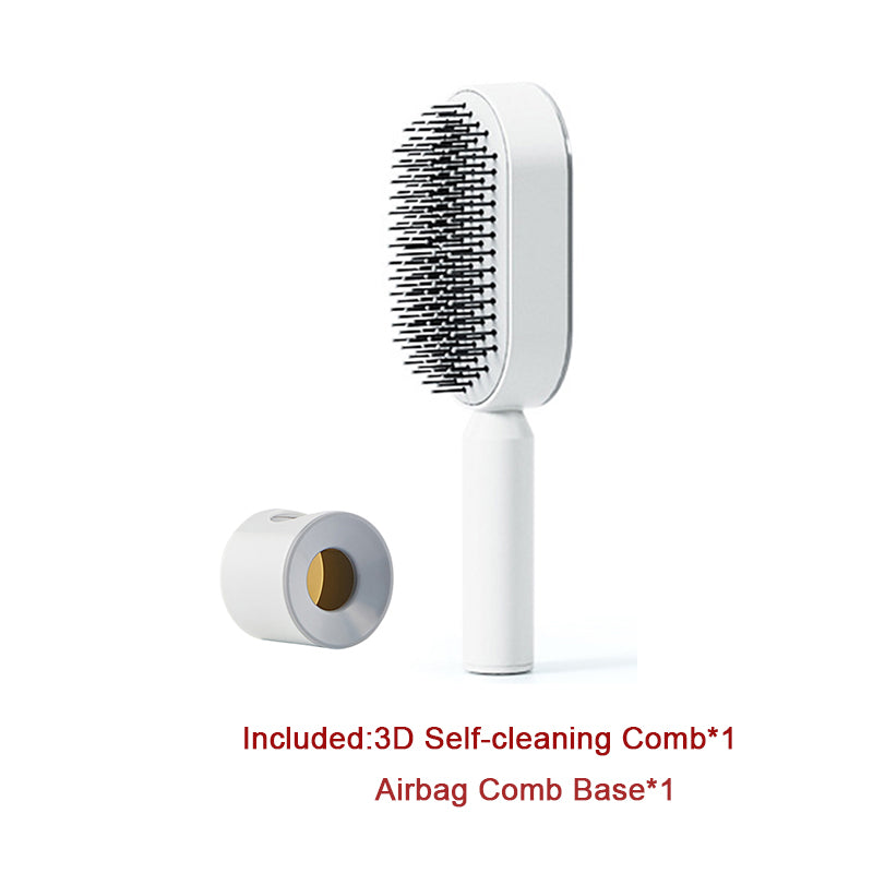  Self Cleaning Hair Brush For Women   v