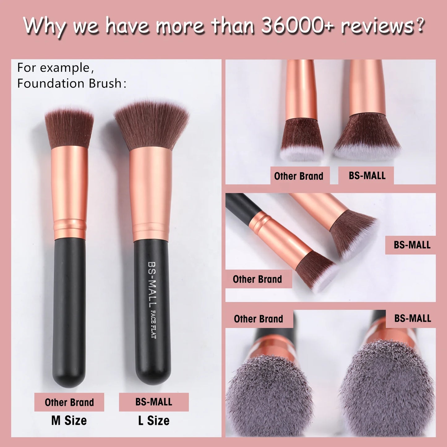 Virelle Rose Gold 14-Piece Makeup Brush Set