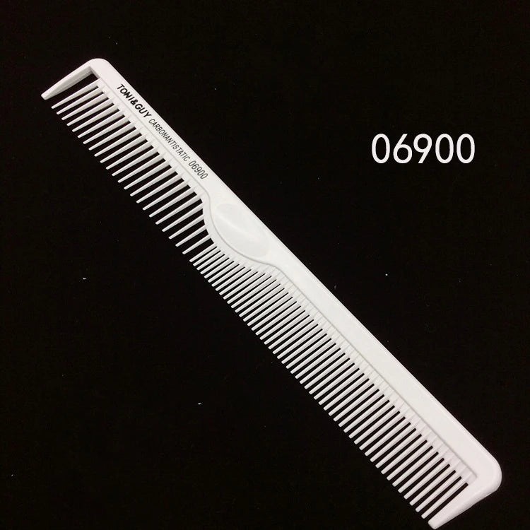 Professional Hair Comb White Black Carbon Fiber Hairdressig Cutting Comb Anti Static Haircut Coloring Tools Barber Styling Tool