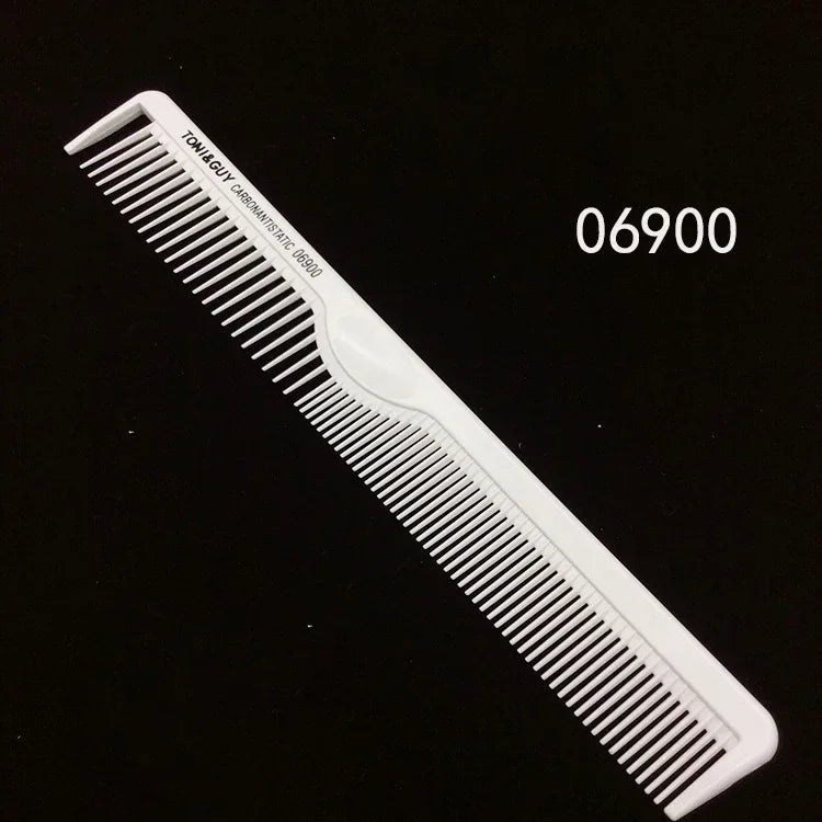 Professional Hair Comb White Black Carbon Fiber Hairdressig Cutting Comb Anti Static Haircut Coloring Tools Barber Styling Tool