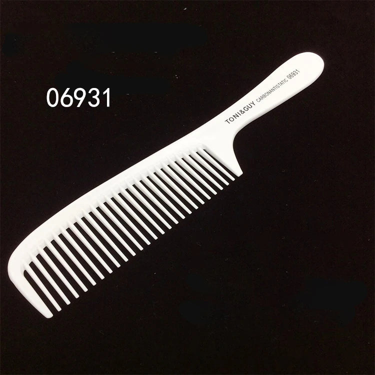 Professional Hair Comb White Black Carbon Fiber Hairdressig Cutting Comb Anti Static Haircut Coloring Tools Barber Styling Tool