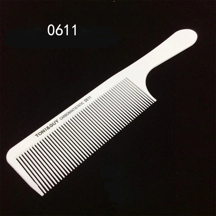 Professional Hair Comb White Black Carbon Fiber Hairdressig Cutting Comb Anti Static Haircut Coloring Tools Barber Styling Tool