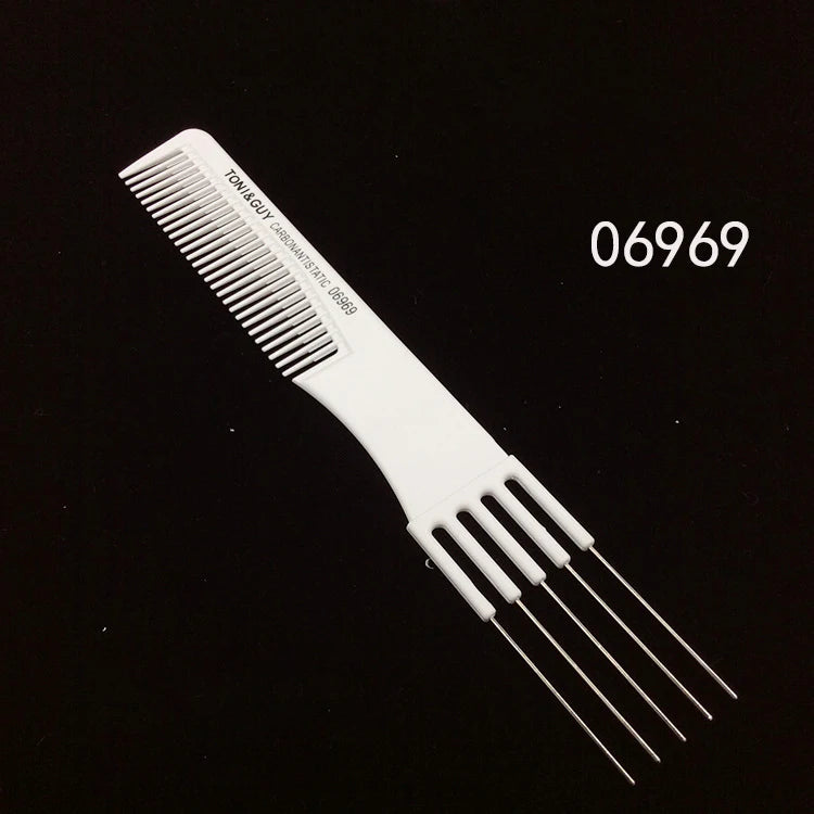 Professional Hair Comb White Black Carbon Fiber Hairdressig Cutting Comb Anti Static Haircut Coloring Tools Barber Styling Tool