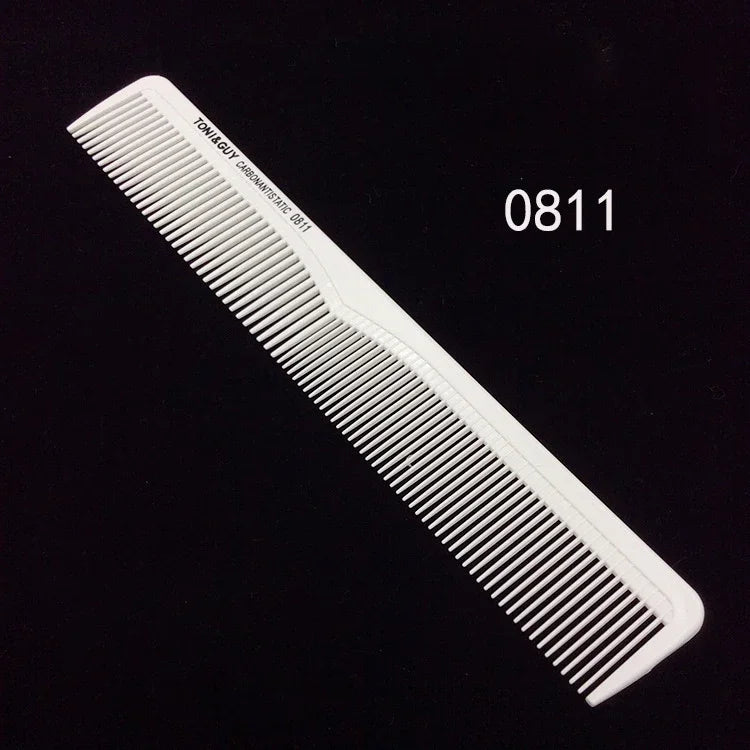 Professional Hair Comb White Black Carbon Fiber Hairdressig Cutting Comb Anti Static Haircut Coloring Tools Barber Styling Tool