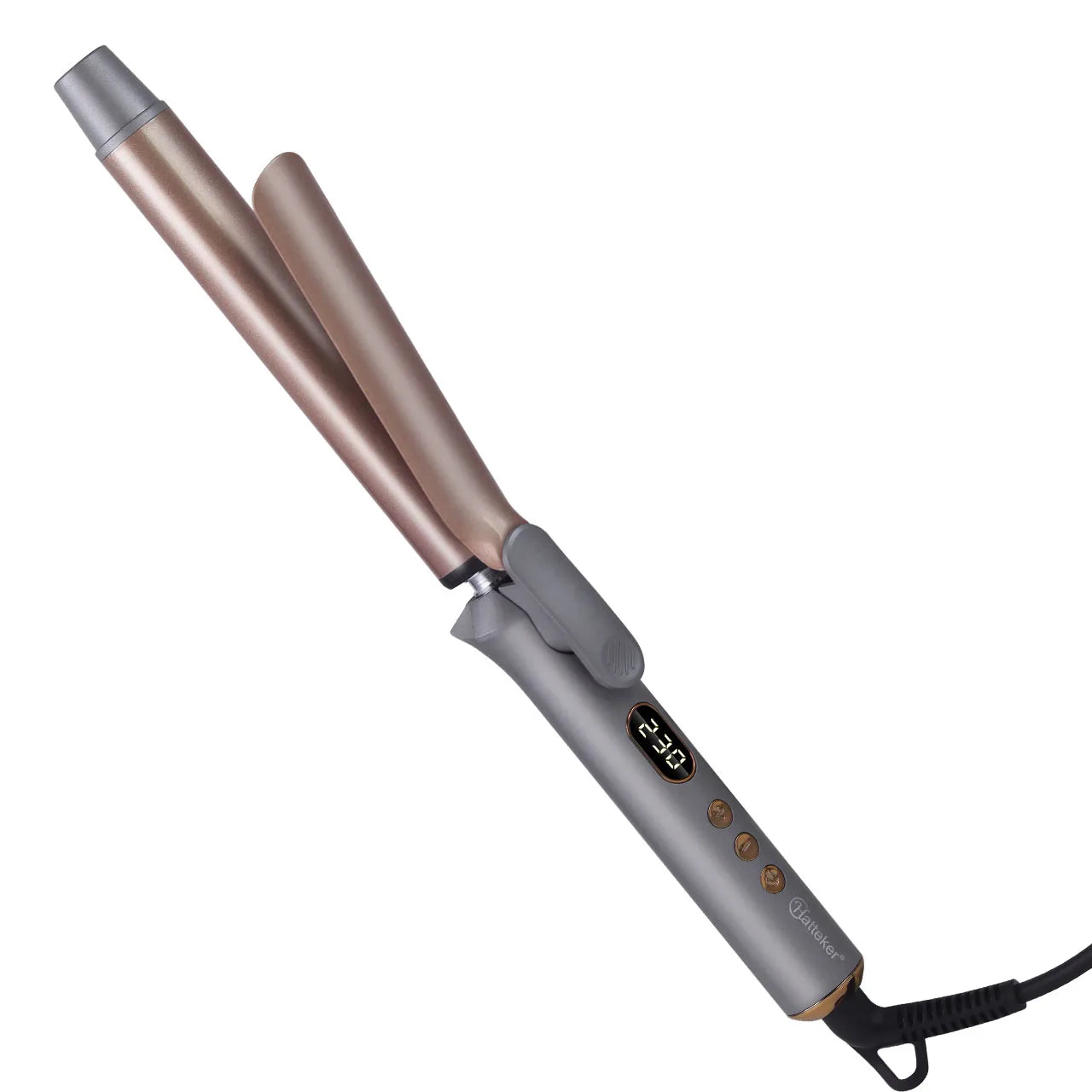 Hatteker 25mm Hair Curler Large Volume Negative Ion Electricperm for Bangs Durable Styling Tool Non-Damaging to Hair US