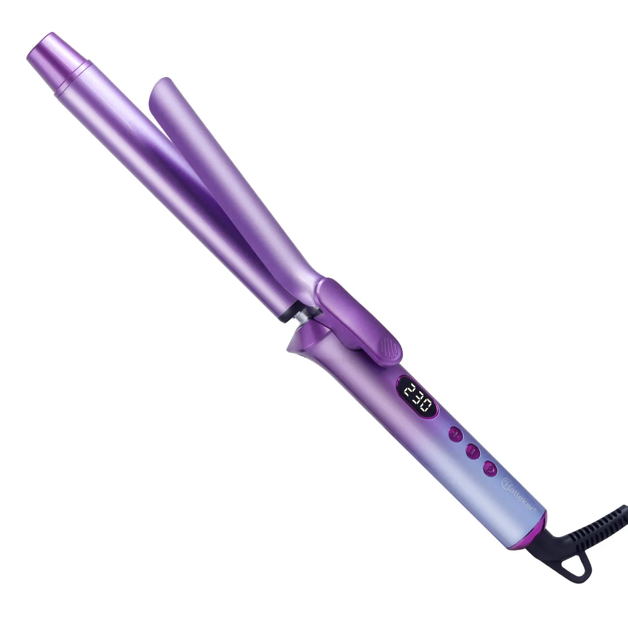 Hatteker 25mm Hair Curler Large Volume Negative Ion Electricperm for Bangs Durable Styling Tool Non-Damaging to Hair US