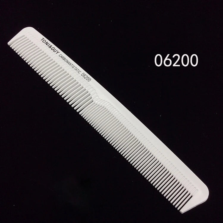 Professional Hair Comb White Black Carbon Fiber Hairdressig Cutting Comb Anti Static Haircut Coloring Tools Barber Styling Tool