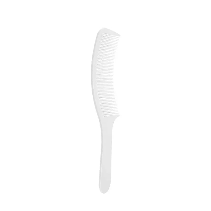 Professional Hair Comb White Black Carbon Fiber Hairdressig Cutting Comb Anti Static Haircut Coloring Tools Barber Styling Tool
