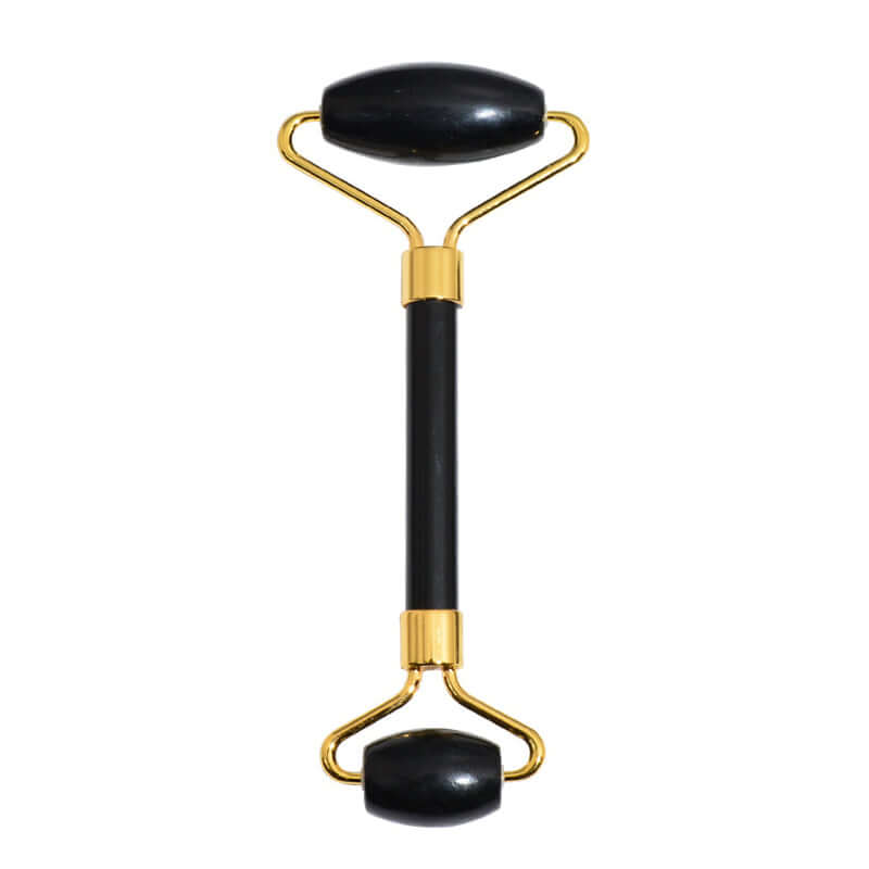 Beauty Face Care Massage Jade Device set including a jade roller and skincare tools in a box.