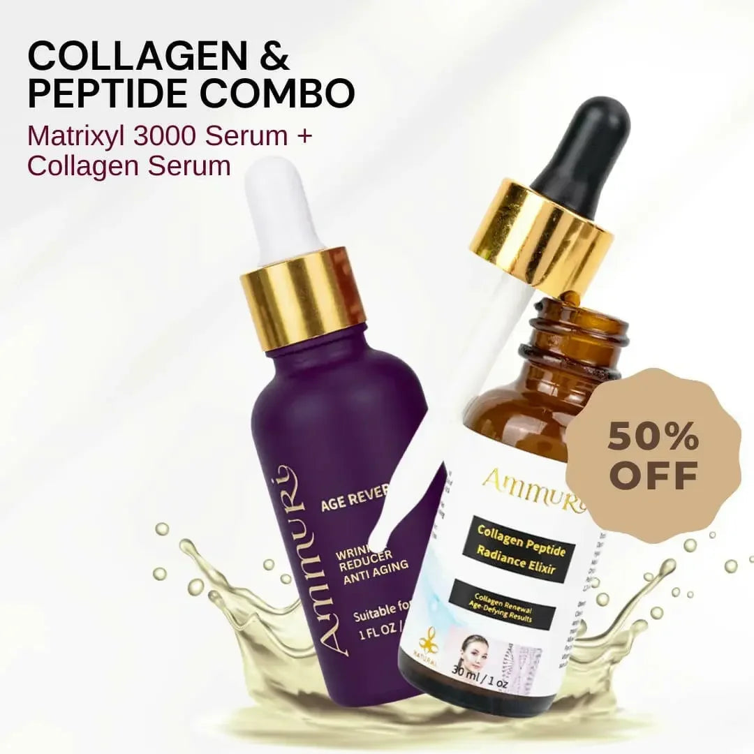 Collagen Peptide Skincare Elixir Set for Firming & Youthful Skin | Ammuri