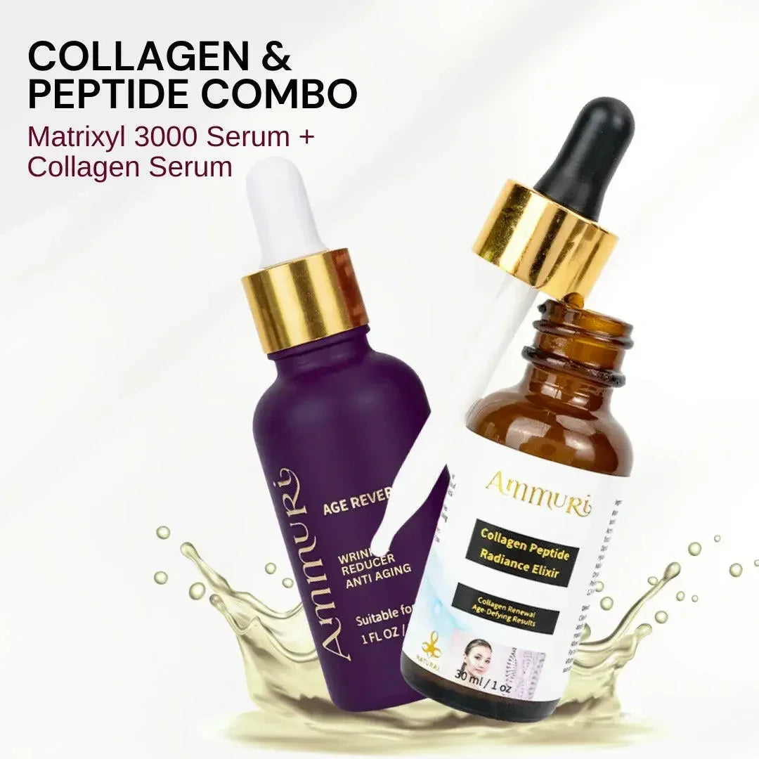 Collagen Peptide Skincare Elixir Set for Firming & Youthful Skin | Ammuri