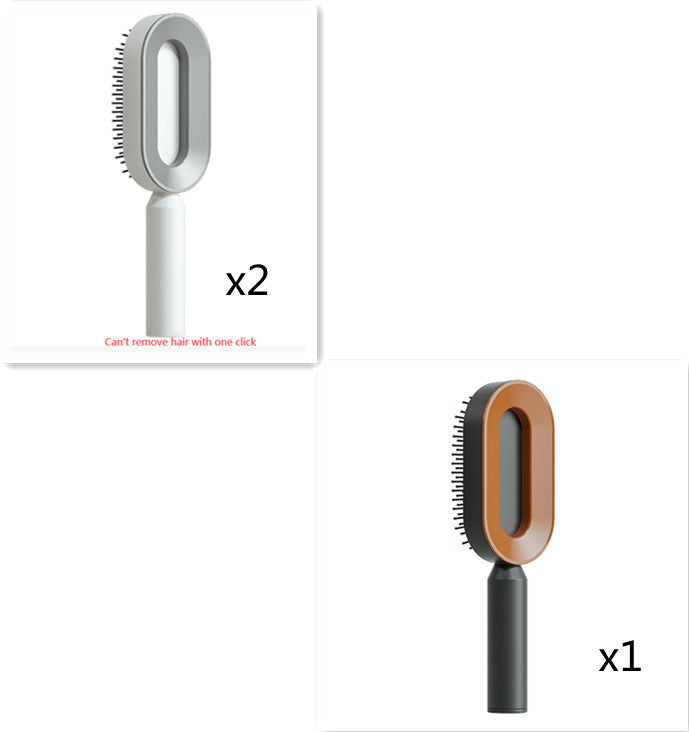  Self Cleaning Hair Brush For Women   v