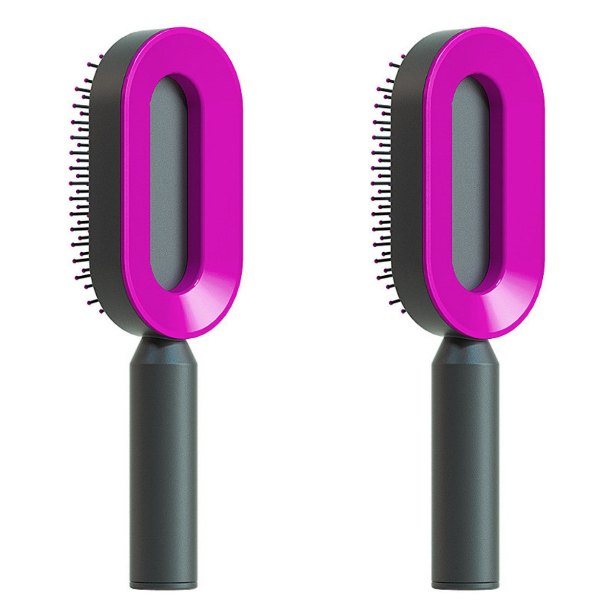  Self Cleaning Hair Brush For Women   v