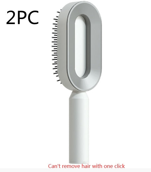  Self Cleaning Hair Brush For Women   v