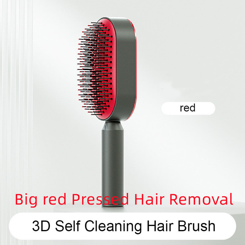  Self Cleaning Hair Brush For Women   v