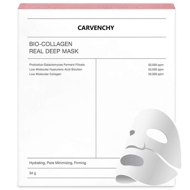 Woman applying Face Mask Shrink Pore Moisturizing for hydration and skin improvement.