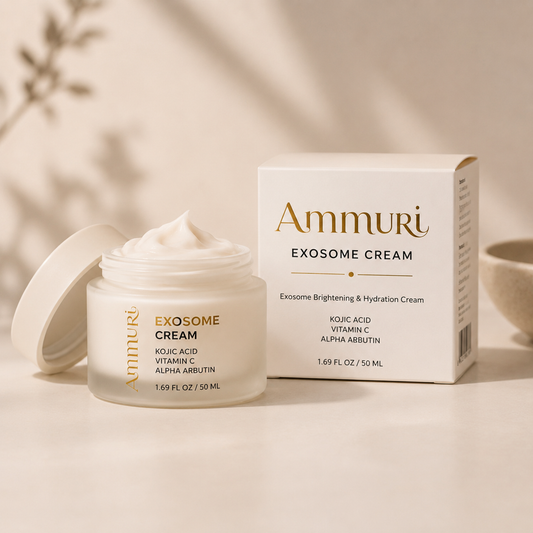 Exosome Brightening Cream | Kojic Acid, Glutathione & Mandelic Acid | Ammuri Beauty
